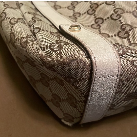 Gucci GG Abbey Canvas Tote Handbag. EC AUTHENTIC - Picture 7 of 11
